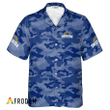 Personalized Twisted Tea Blue Camouflage Hawaiian Shirt