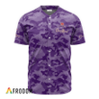 Personalized Crown Royal Purple Camouflage Baseball Jersey