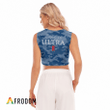 Michelob ULTRA Blue Camouflage Women's Sleeveless Cropped Top