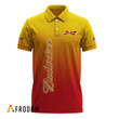 Personalized Budweiser Beer Gradient Polo Shirt