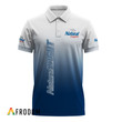 Personalized Natural Light Gradient Polo Shirt