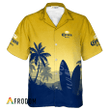 Personalized Corona Extra Palm Tree Surfboard Hawaiian Shirt
