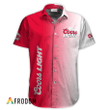 Personalized Gradient Coors Light Button Shirt