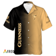 Personalized Gradient Guinness Beer Hawaiian Shirt