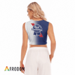 Gradient Pabst Blue Ribbon Women's Sleeveless Cropped Top