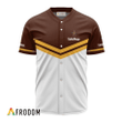 Personalized Captain Morgan Brown And White Baseball Jersey