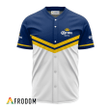 Personalized Corona Extra Blue And White Baseball Jersey