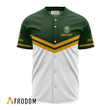 Personalized Jagermeister Green And White Baseball Jersey