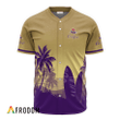 Personalized Crown Royal Palm Tree Surfboard Baseball Jersey