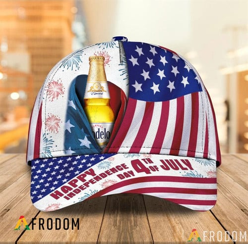 Happy Independence USA Flag Modelo Cap