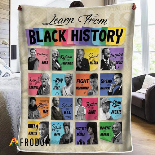 Learn From Black History Quilt