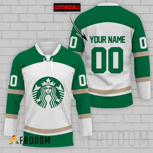 Personalized Starbucks Hockey Jersey
