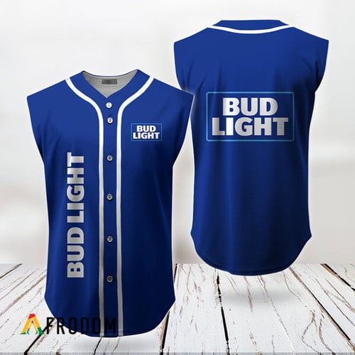 Basic Bud Light Beer Sleeveless Jersey
