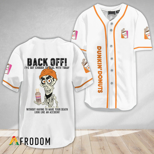 Achmed Back Off With Dunkin Donuts Baseball Jersey