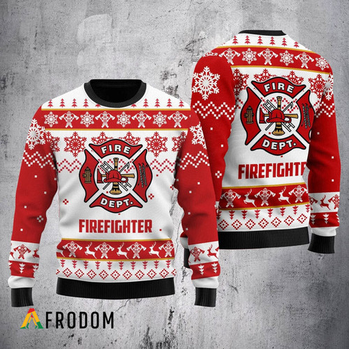 Fire Department Christmas Sweater