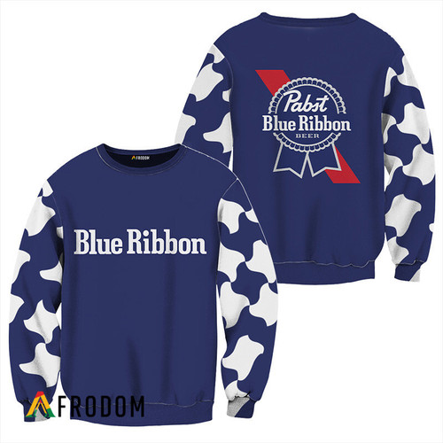Pabst Blue Ribbon Blue Stand Out Golf Club Sweatshirt