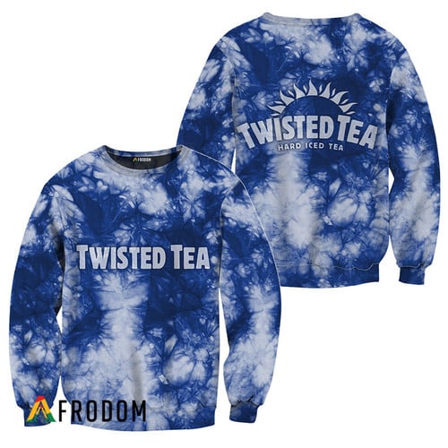 Twisted Tea Blue Tie-dye Sweatshirt