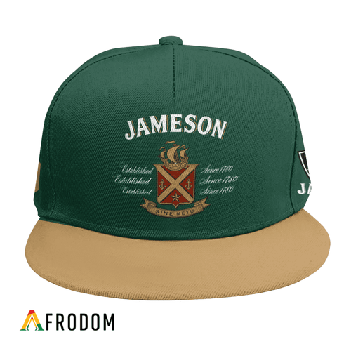 Personalized Jameson Green and Beige Hip-hop Cap