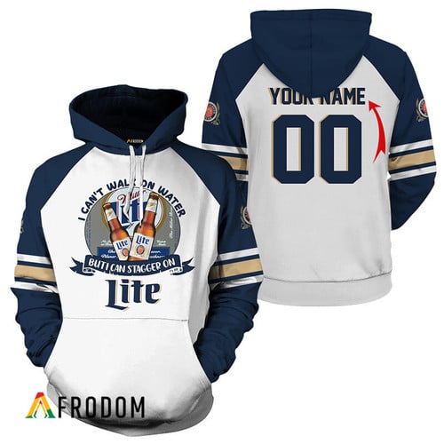 Personalized I Can Stagger On Miller Lite Hoodie & Zip Hoodie