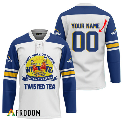 Personalized I Can Stagger On Twisted Tea Hockey Jersey