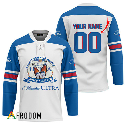 Personalized I Can Stagger On Michelob ULTRA Hockey Jersey