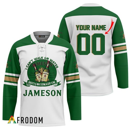 Personalized I Can Stagger On Jameson Hockey Jersey