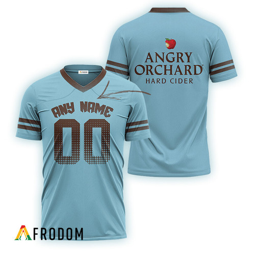 Personalized Angry Orchard Blue Basic Football Jersey