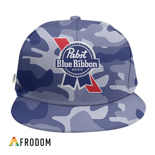 Personalized Pabst Blue Ribbon Camouflage Cap
