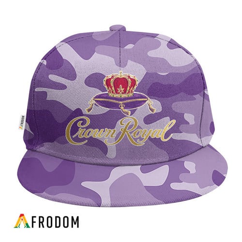 Personalized Crown Royal Purple Camouflage Cap