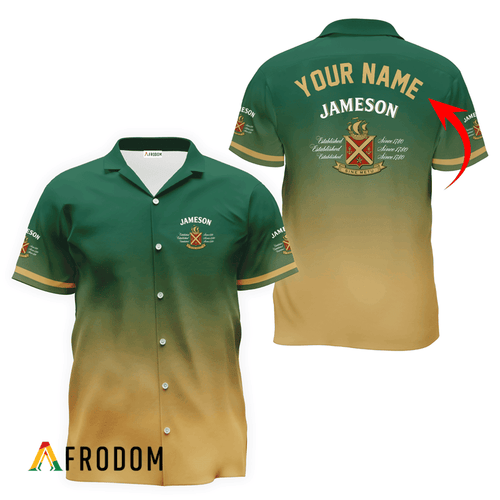 Personalized Jameson Gradient Hawaiian Shirt