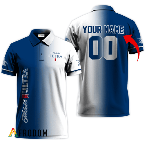 Personalized Gradient Michelob ULTRA Polo Shirt