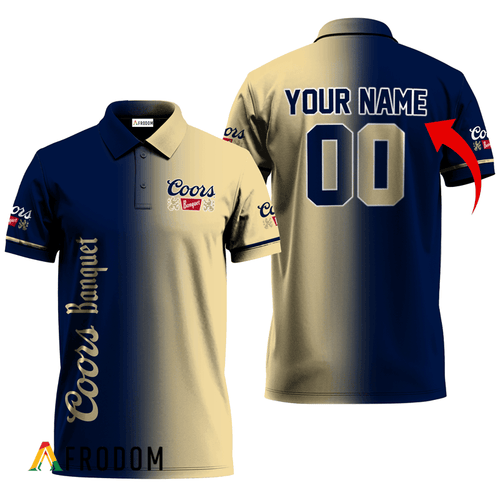 Personalized Gradient Coors Banquet Polo Shirt