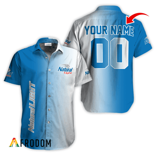 Personalized Gradient Natural Light Button Shirt