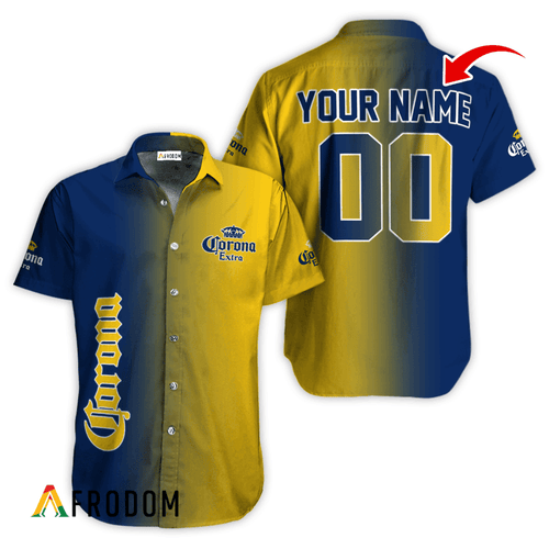 Personalized Gradient Corona Extra Button Shirt