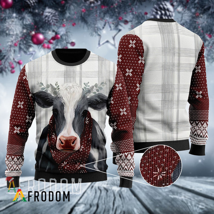 Cow Ugly Christmas Sweater