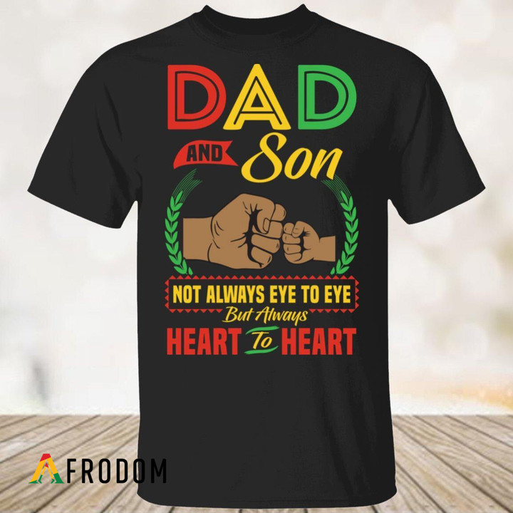 Dad And Son Heart To Heart T-Shirt & Hoodie