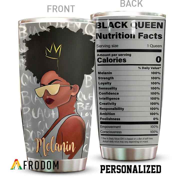 Black Queen Nutrition Facts Tumbler