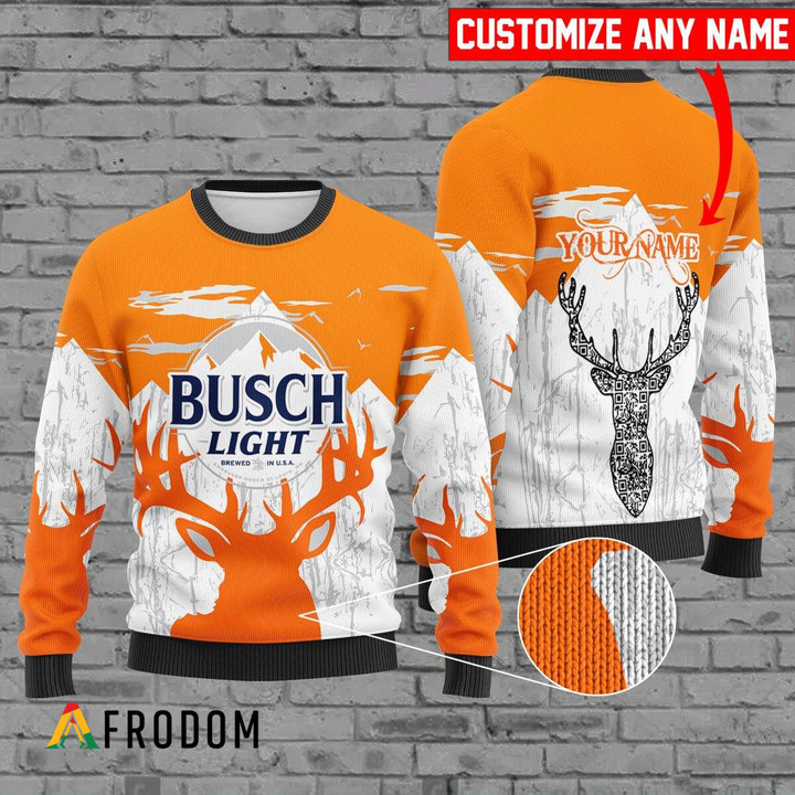 Personalized Busch Light Christmas Sweater