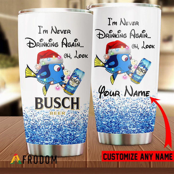 Personalized Cute Busch Beer Tumbler