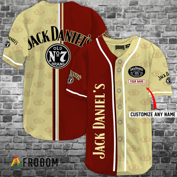 Personalized Jack Daniels Baseball Jersey
