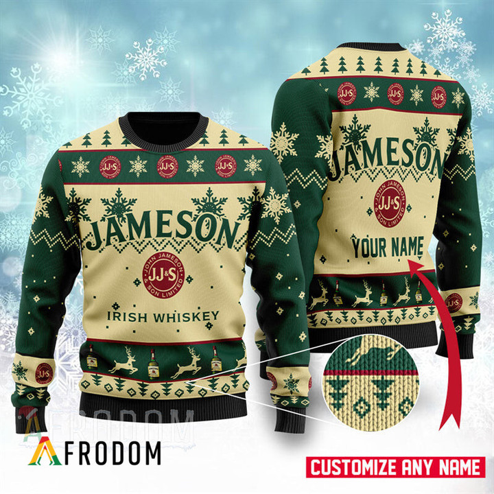 Personalized Jameson Christmas Ugly Sweater