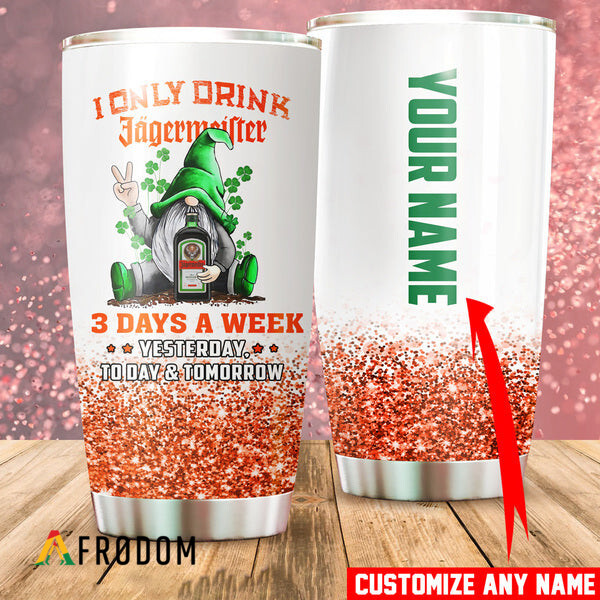 Personalized St.Patrick's day Jagermeister Tumbler