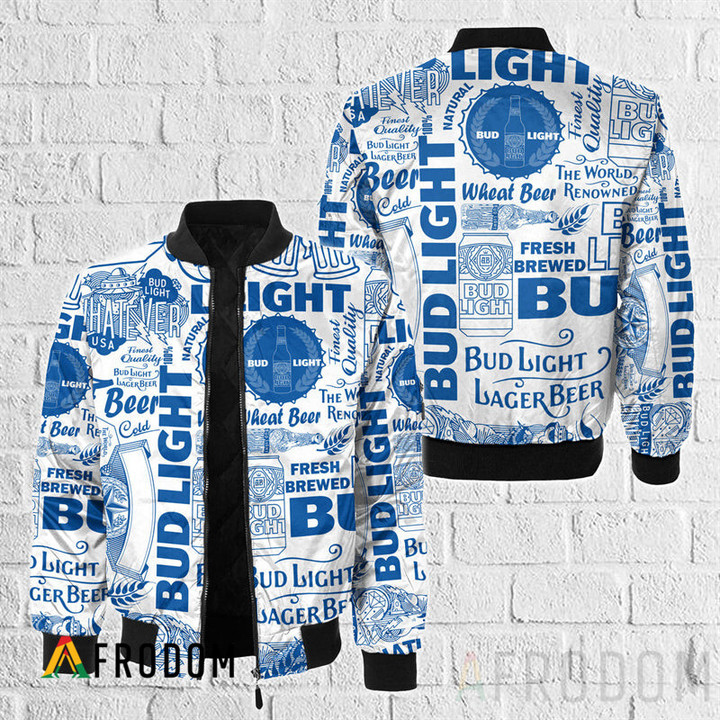 Vintage Bud Light Bomber Jacket