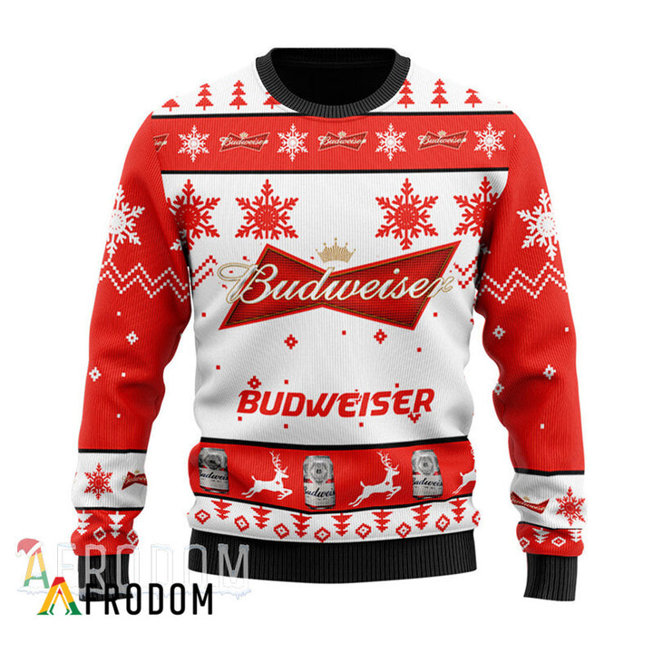 Xmas Budweiser Ugly Sweater