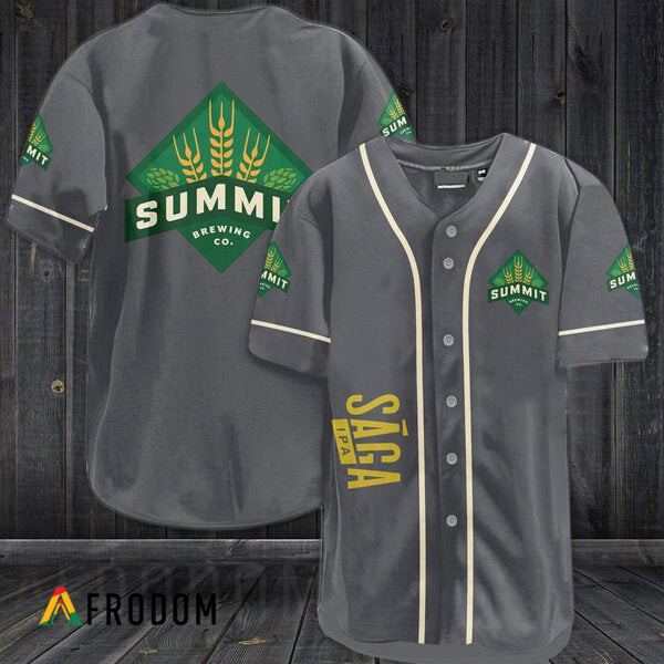 Vintage Summit Saga IPA Beer Baseball Jersey