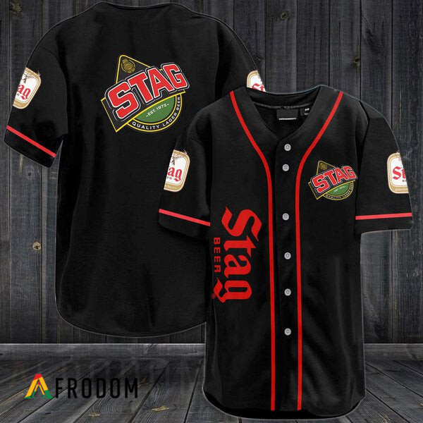 Black Stag Beer Baseball Jersey