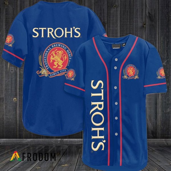 Blue Stroh's Brewery Jersey
