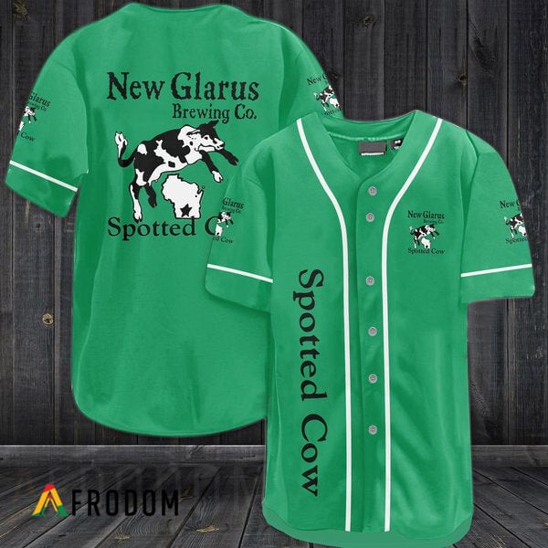 Vintage Spotted Cow Beer Baseball Jersey