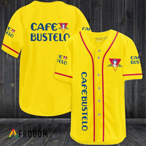 Yellow Café Bustelo Baseball Jersey