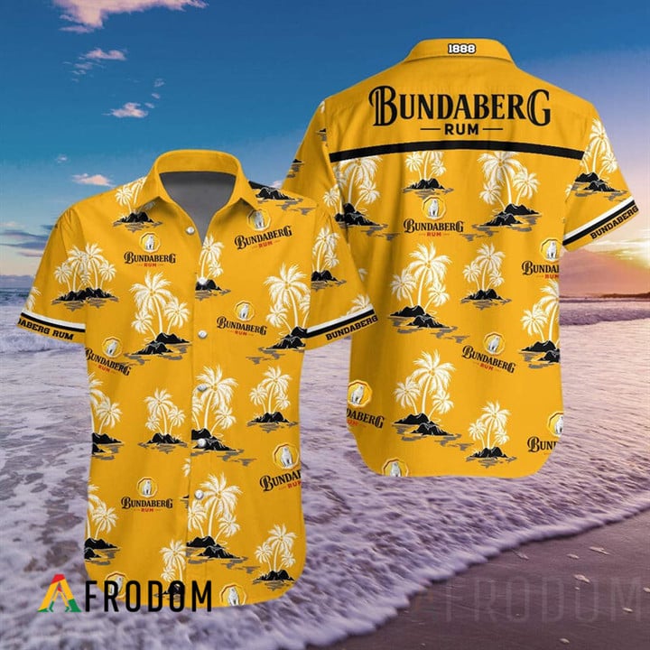 Tropical Bundaberg Rum Button Shirt